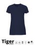Tiger Cotton Ladies Tiger Cotton T-shirt Navy Blue