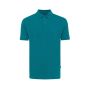IQONIQ Yosemite recycled cotton pique polo verdigris