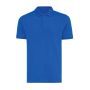 IQONIQ Yosemite recycled cotton pique polo royal blue