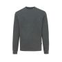 IQONIQ Denali recycled cotton crew neck undyed heather anthracite