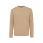 IQONIQ Denali recycled cotton crew neck undyed heather brown
