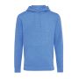 IQONIQ Torres recycled cotton hoodie undyed heather blue