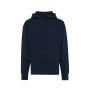 IQONIQ Yoho recycled cotton relaxed hoodie Navy Blue