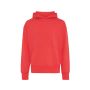 IQONIQ Yoho recycled cotton relaxed hoodie Red