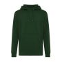 IQONIQ Rila lightweight recycled cotton hoodie forest green