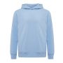 IQONIQ Yengo recycled cotton hoodie with sidepockets sky blue