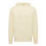 IQONIQ Yengo recycled cotton hoodie with sidepockets cream yellow