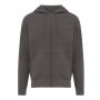 IQONIQ Abisko recycled cotton zip through hoodie anthracite