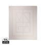 VINGA Monogram GRS blanket White