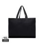 VINGA Hilo AWARE™ recycled canvas maxi tote bag black