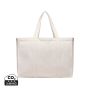 VINGA Hilo AWARE™ recycled canvas maxi tote bag off white