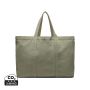 VINGA Hilo AWARE™ recycled canvas maxi tote bag green