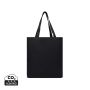 VINGA Hilo AWARE™ recycled canvas tote bag Black