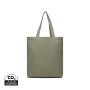 VINGA Hilo AWARE™ recycled canvas tote bag green