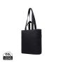 VINGA Hilo AWARE™ recycled canvas zip tote black