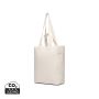 VINGA Hilo AWARE™ recycled canvas zip tote White