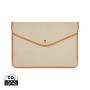 VINGA Bosler GRS recycled canvas 14" laptop sleeve Beige