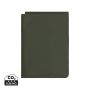 VINGA Baltimore RCS recycled polyester RFID passport cover green
