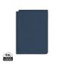 VINGA Baltimore RCS recycled polyester RFID passport cover navy