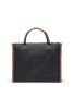 Bosler RCS recycled canvas office tote Black