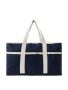 Volonne AWARE™ recycled canvas beach bag Navy