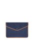 Bosler GRS recycled canvas 16" laptop sleeve Navy Blue
