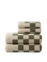 Elba OCS organic cotton towel, 4 pcs set Green