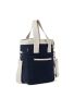 Volonne AWARE™ recycled canvas cooler tote bag Navy Blue