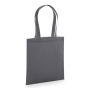 Organic Premium Cotton Tote Graphite Grey