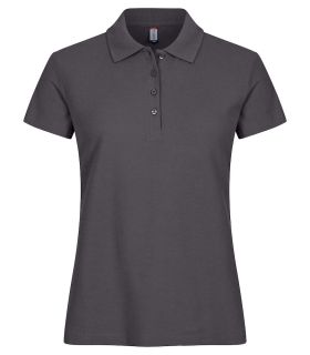 Basic Polo Women Metal Grey