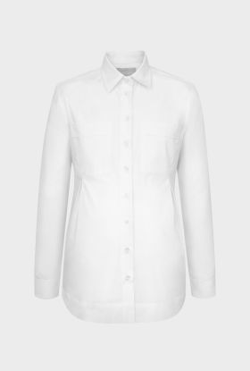 Maternity shirt Sofie, long sleeve White