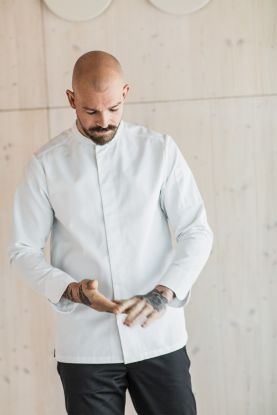 Chef's shirt, l/s, Unisex White