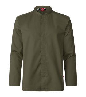Chef's shirt, l/s, Unisex Olive green