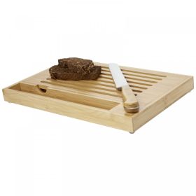Pao bamboo cutting board with knife Beige