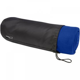 Willow GRS RPET polar fleece blanket Royal blue