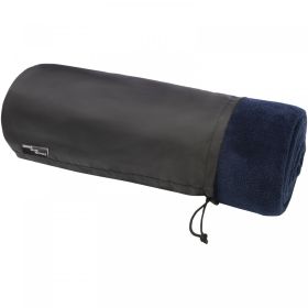 Lily GRS certified RPET coral fleece blanket Blue
