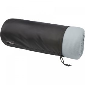 Marigold GRS certified RPET polar fleece and sherpa blanket Grey