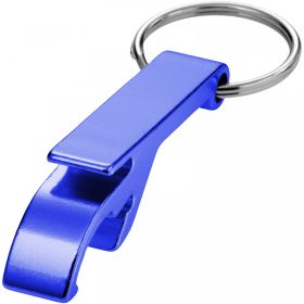 Tao bottle and can opener keychain Blue