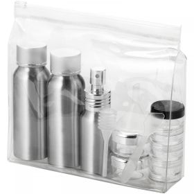 Frankfurt airline approved travel bottle set Silver