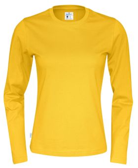 T-shirt Long Sleeve Lady Yellow