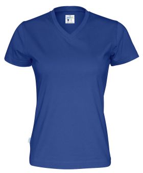 T-shirt V-neck Lady Royal