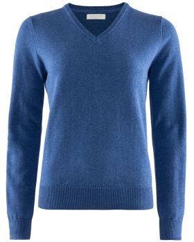 W's Brockton Cotton V-Neck Blue