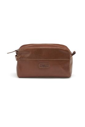 Leather Line Toilet Case Yellow