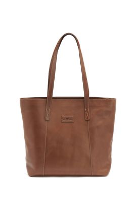 Leather Line Tote Bag Yellow