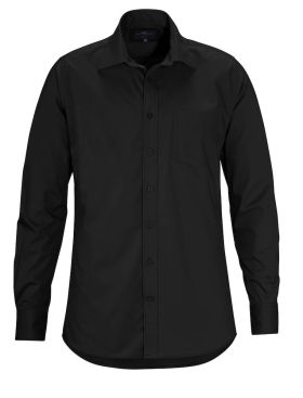 Powell Slim fit L/S Black