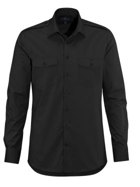 Maverick Slim fit L/S Black