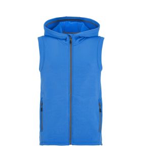 Zamora hooded vest man Palace blue