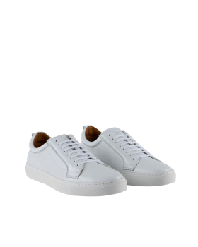Luigi Leather Sneaker White