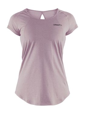 Eaze SS Melange Tee W Black
