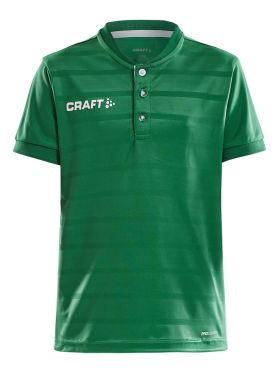 Pro Control Button Jersey Jr Team Green/White
